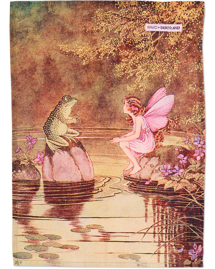 Kip&Co x Fairyland Mr Frog Tea Towel