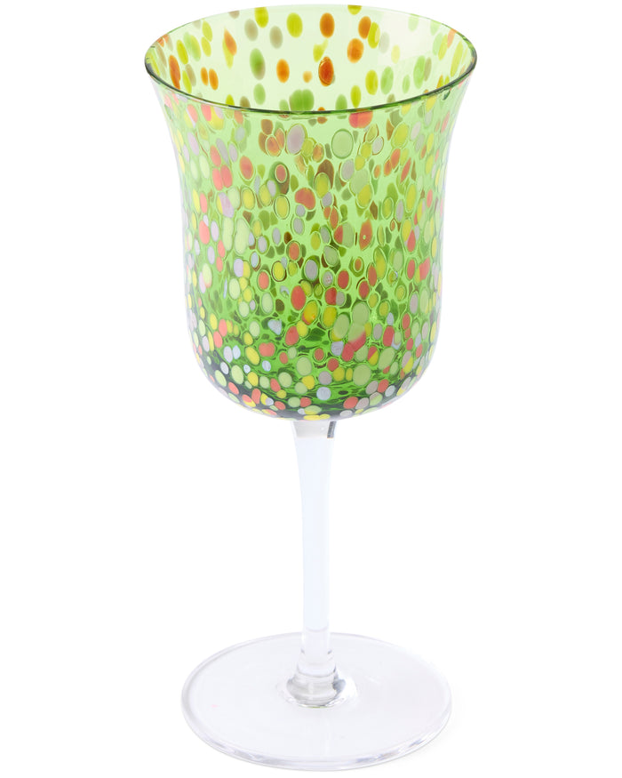 Garden Soiree Speckle Wine Glass 2P Set