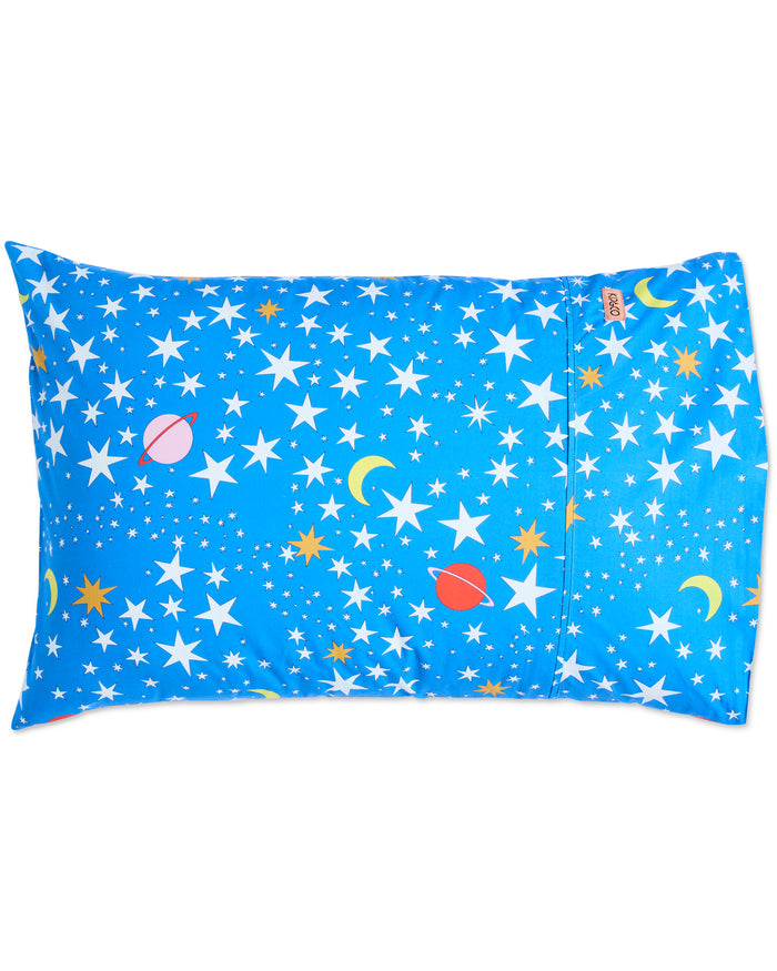 Stars And Moon Organic Cotton Pillowcases
