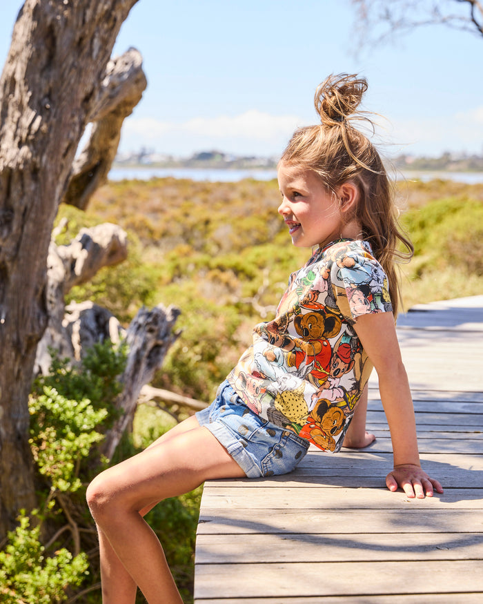 Kip&Co x Blinky Bill Blinky And Friends Kids Organic Cotton T-Shirt