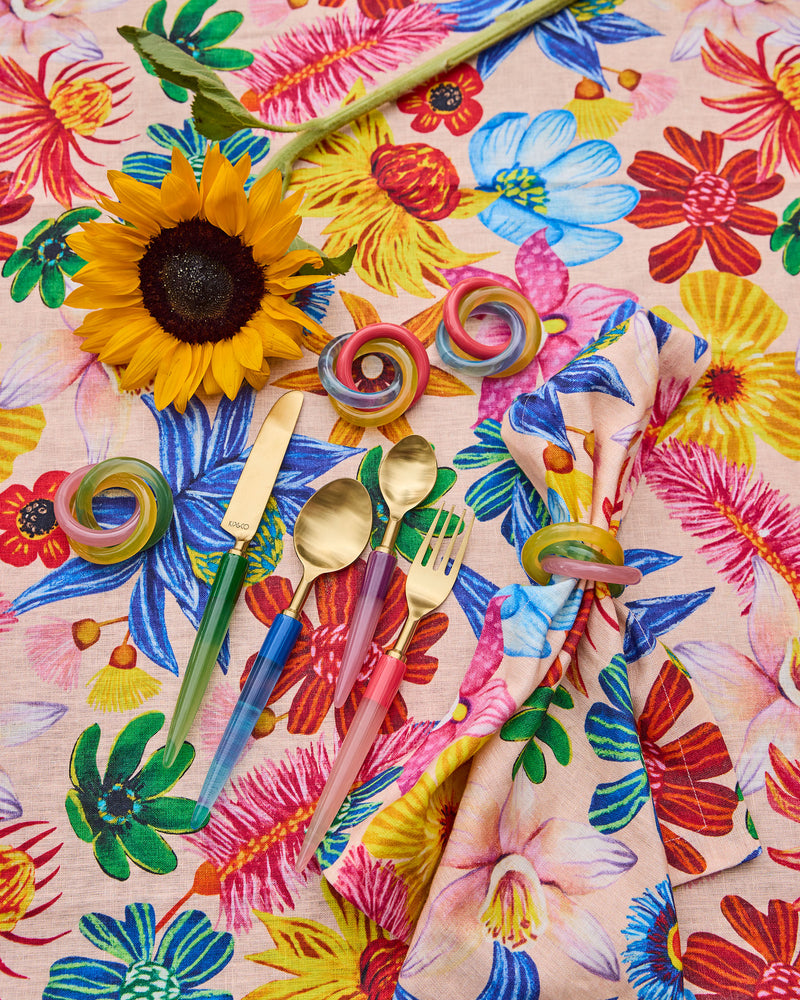 Wild Flowers In Bloom 4P Napkin Set