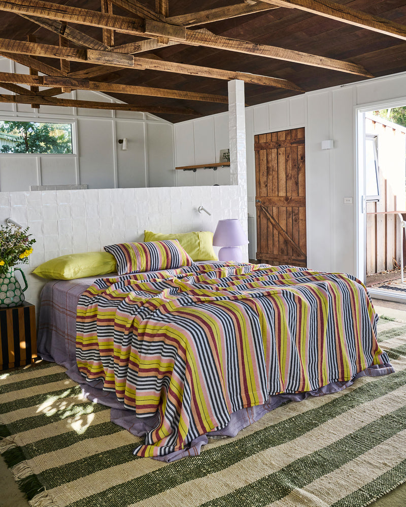 Moss Stripe Jute Rug