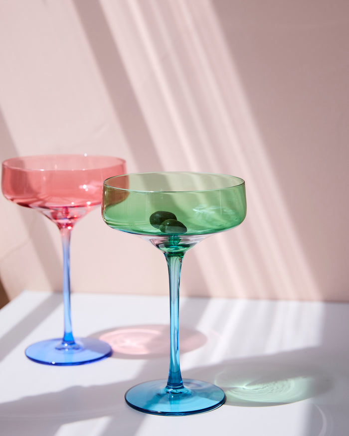 Pistachio Crush Margarita Glass 2P Set