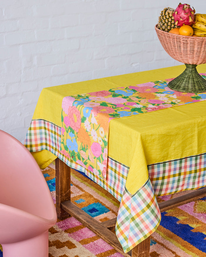 Follow The Sun Yellow Table Runner