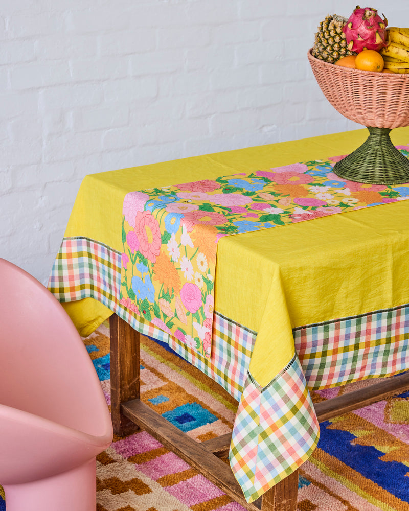 Follow The Sun Yellow Table Runner