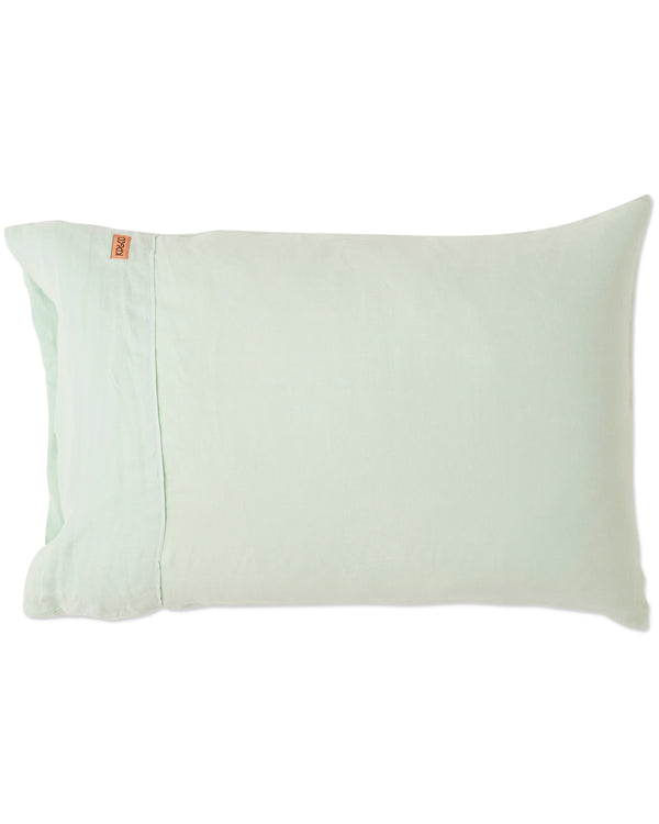 Vista Jade Linen Pillowcases