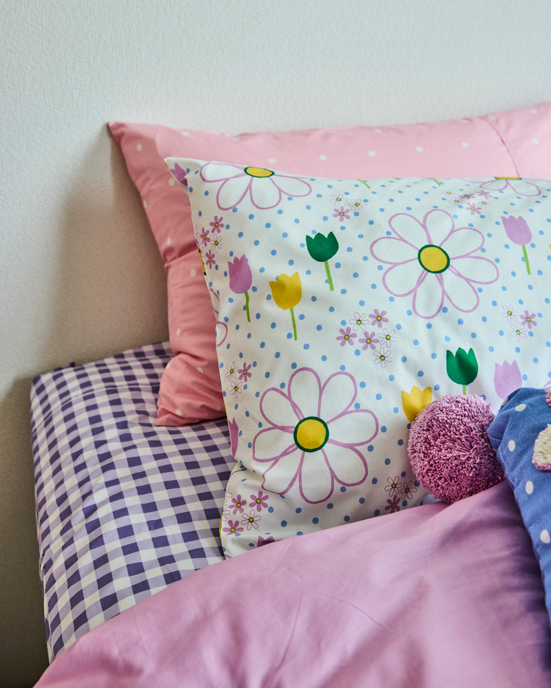 Tulip Daydreaming Organic Cotton Pillowcase