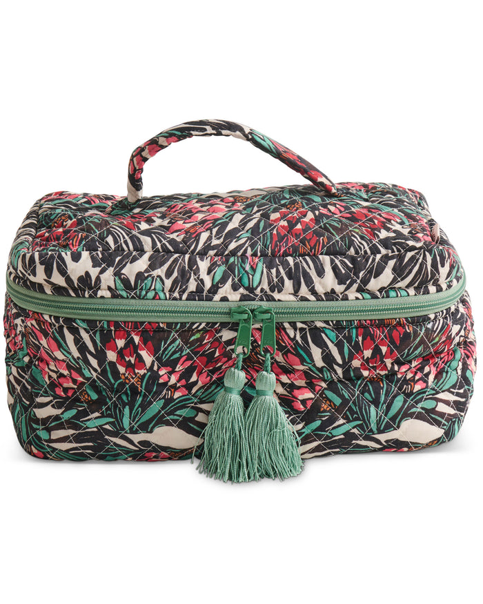 Kip&Co x Margaret Preston Protea Party Quilted Cotton Toiletry Case