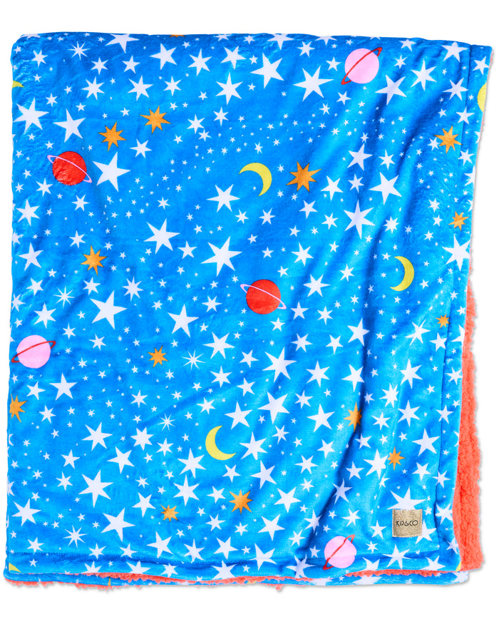 Stars And Moon Kids Kuddle Blanket