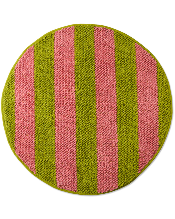 Pear Pie Round Bath Mat