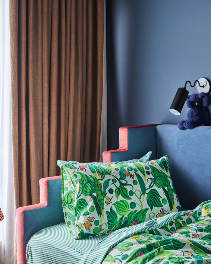 Kip And The Beanstalk Organic Cotton Pillowcase