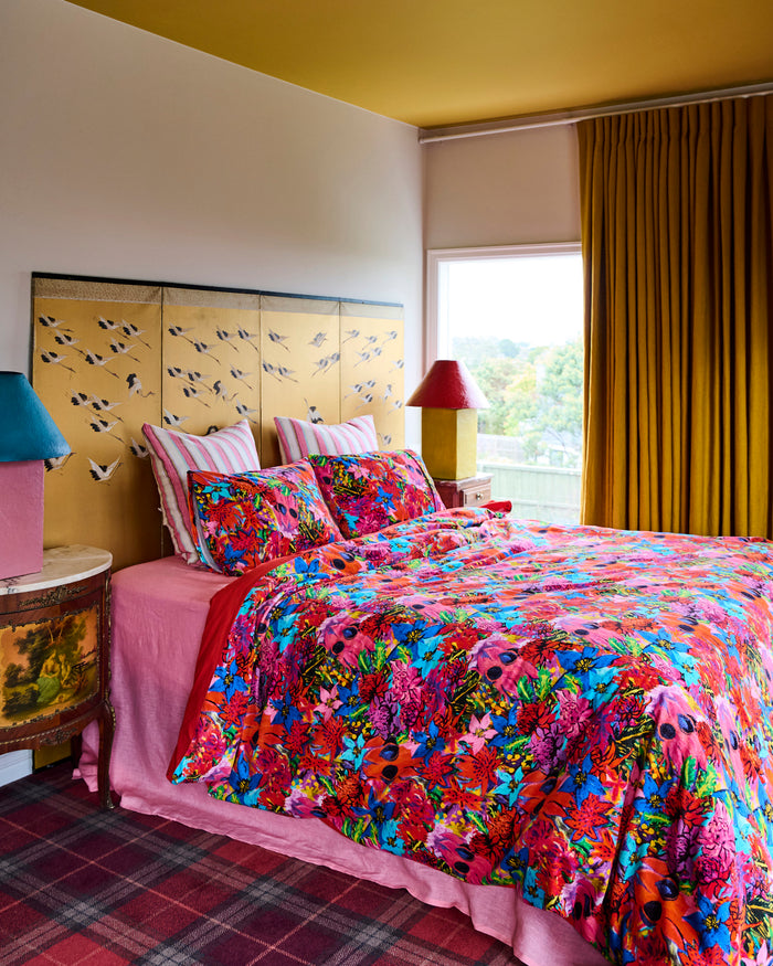 Kip&Co x Jenny Kee Growing The Peace Velvet Quilt Cover