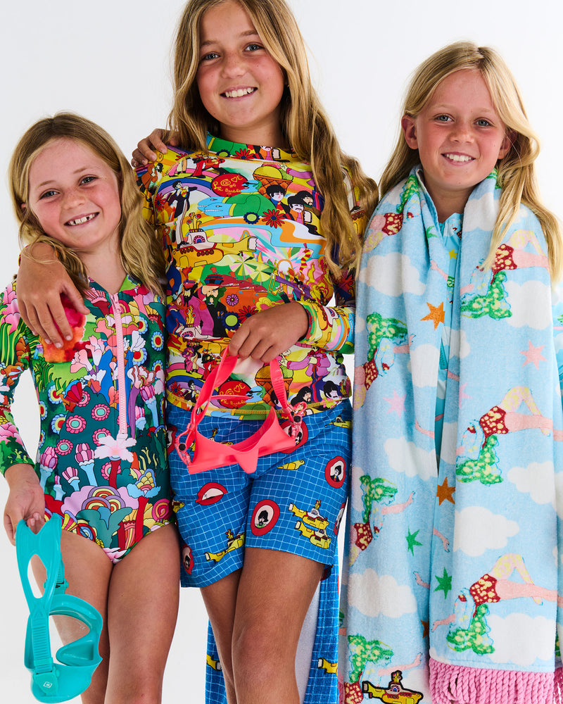 Kip&Co x The Beatles Lucy In The Sky With Diamonds Terry Beach Towel