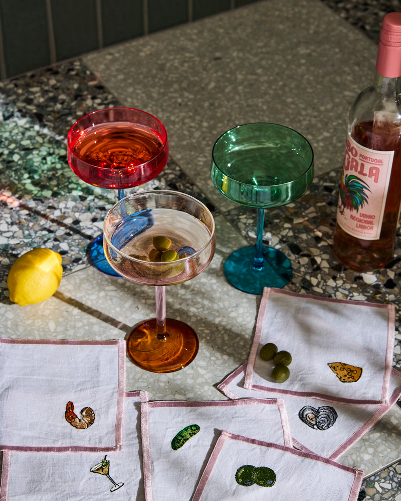 Marshmallow And Marmalade Margarita Glass 2P Set