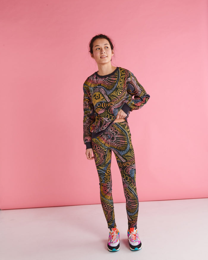 Tjala Tjukurpa Adult Organic Cotton Leggings