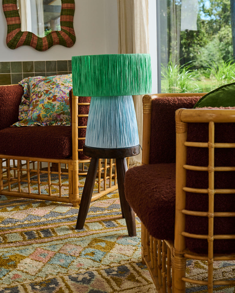Maui Raffia Lamp