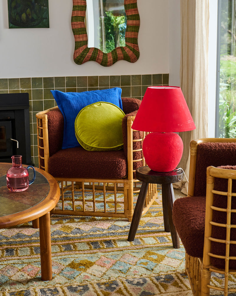 Ultramarine Woven Cushion