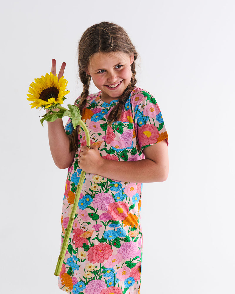 Follow The Sun Kids Organic Cotton Short Sleeve Nightie
