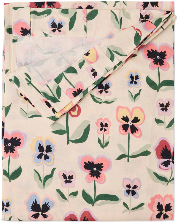Pretty Pansy Curtain Panel