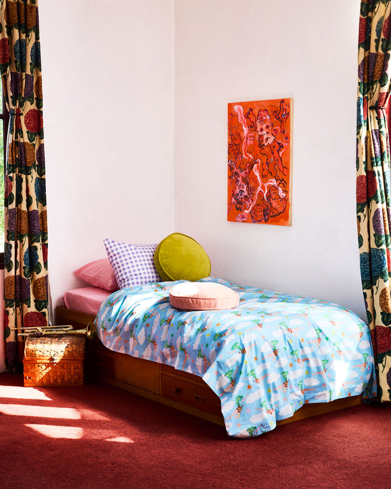 Kip&Co x The Beatles Lucy In The Sky With Diamonds Organic Cotton Quilt Cover