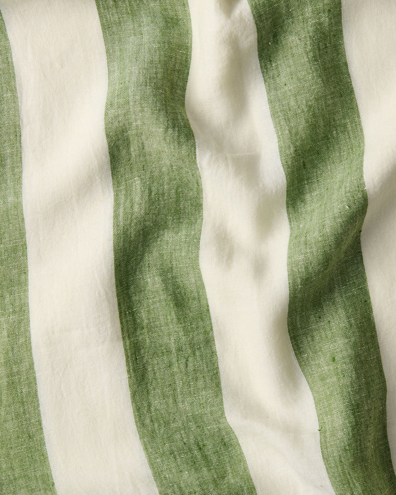 Moss Stripe Apron