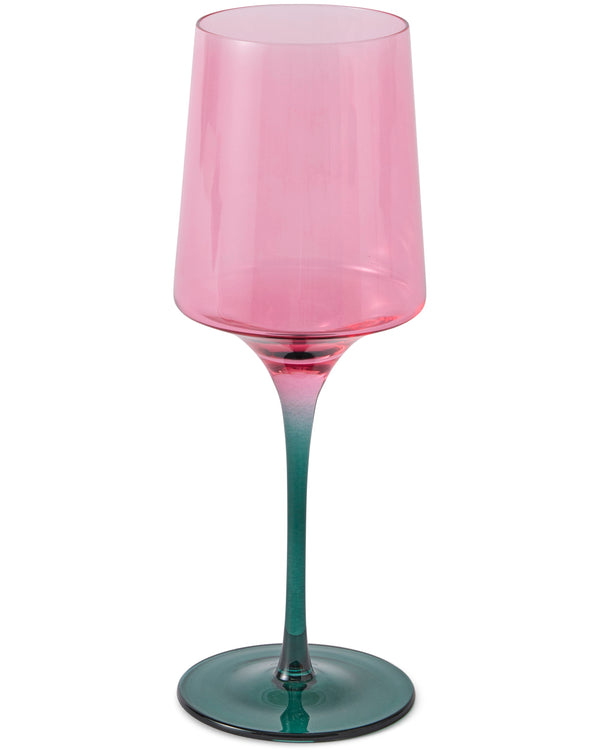 Isle Of Pink Vino Glass 2P Set