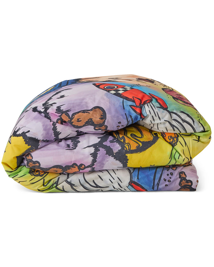 Space Mountain Organic Cotton Quilt Cover