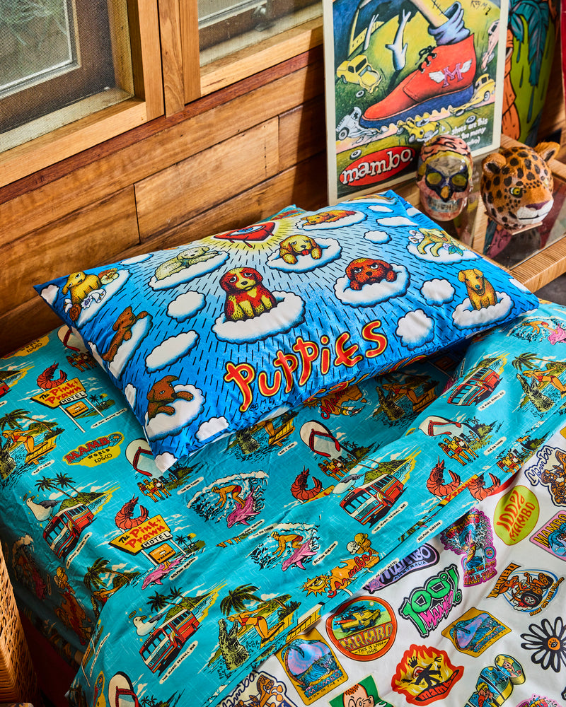 Kip&Co x Mambo Mambo World Organic Cotton Fitted Sheet