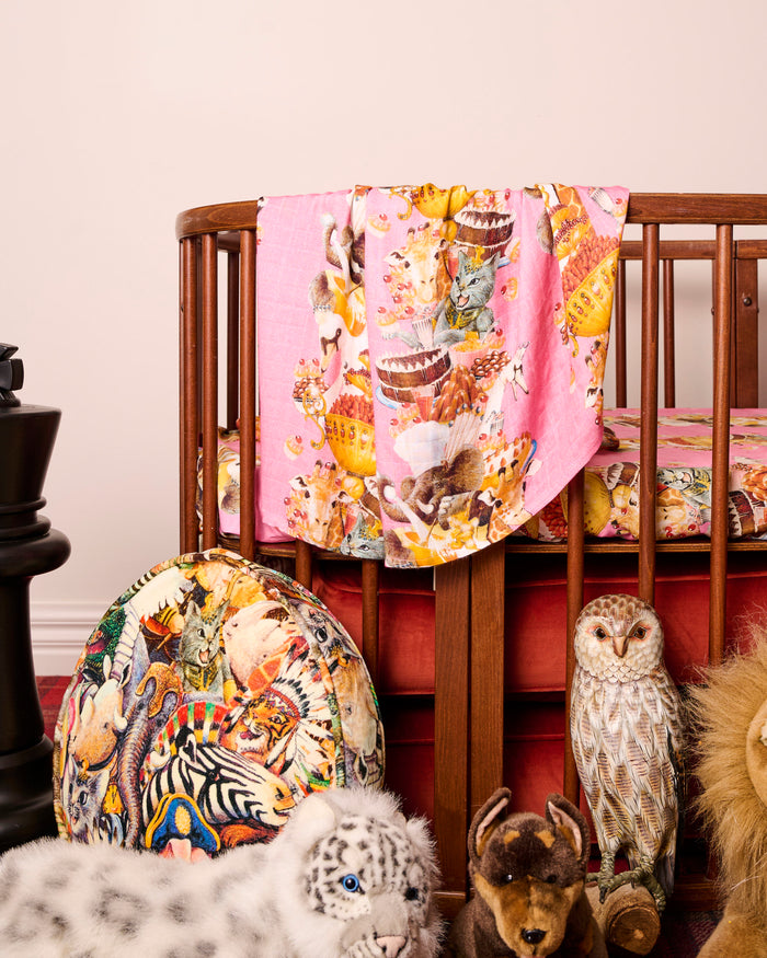 Kip&Co x Eleventh Hour Royal Delight Bamboo Swaddle