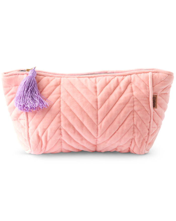 Sherbet Velvet Toiletry Bag