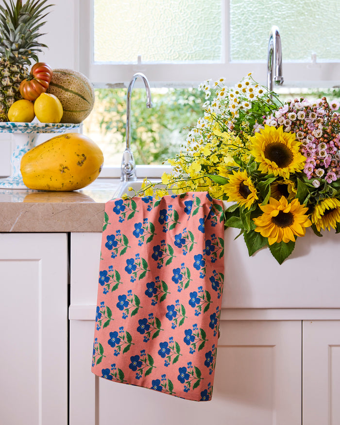 Kip&Co x Anna Spiro Indian Summer Rose Tea Towel
