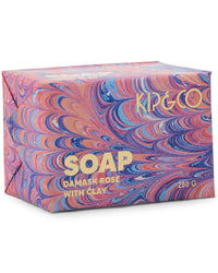 Damask Rose and Pink Clay Soap Bar