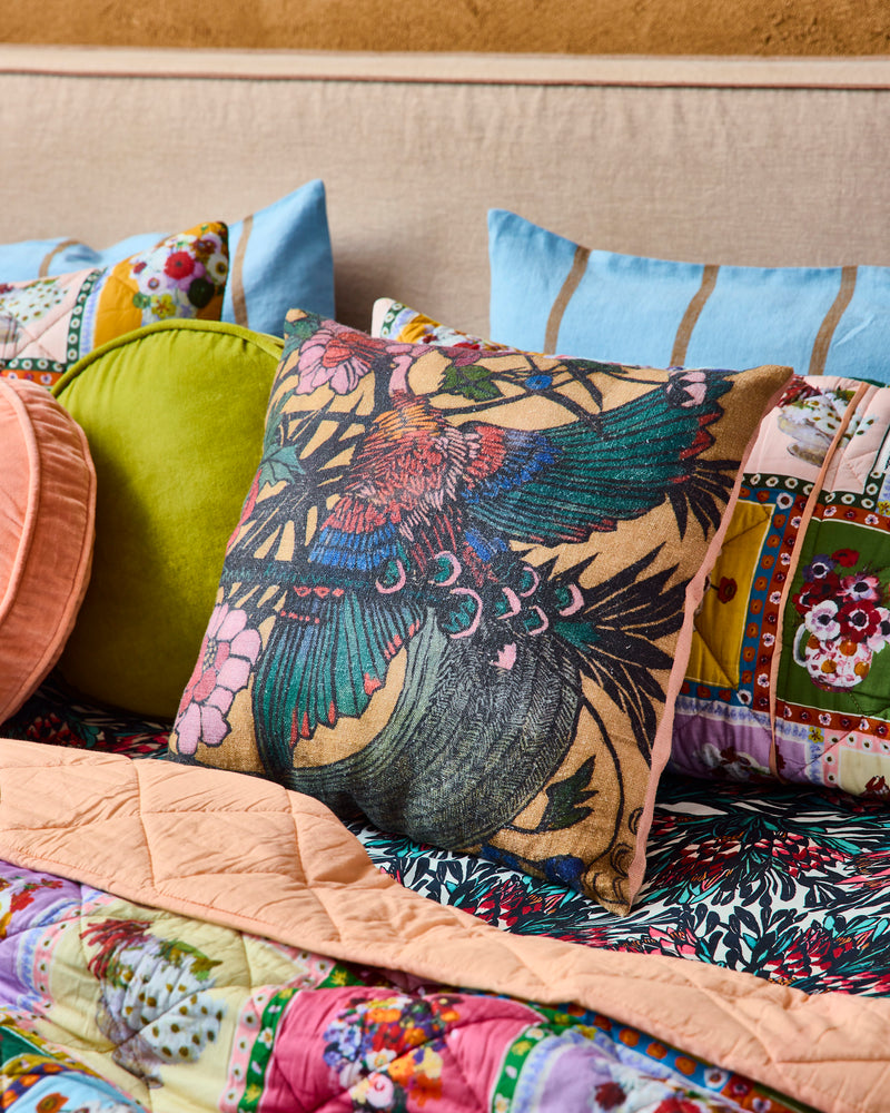 kip-co-x-margaret-preston-protea-party-linen-fitted-sheet