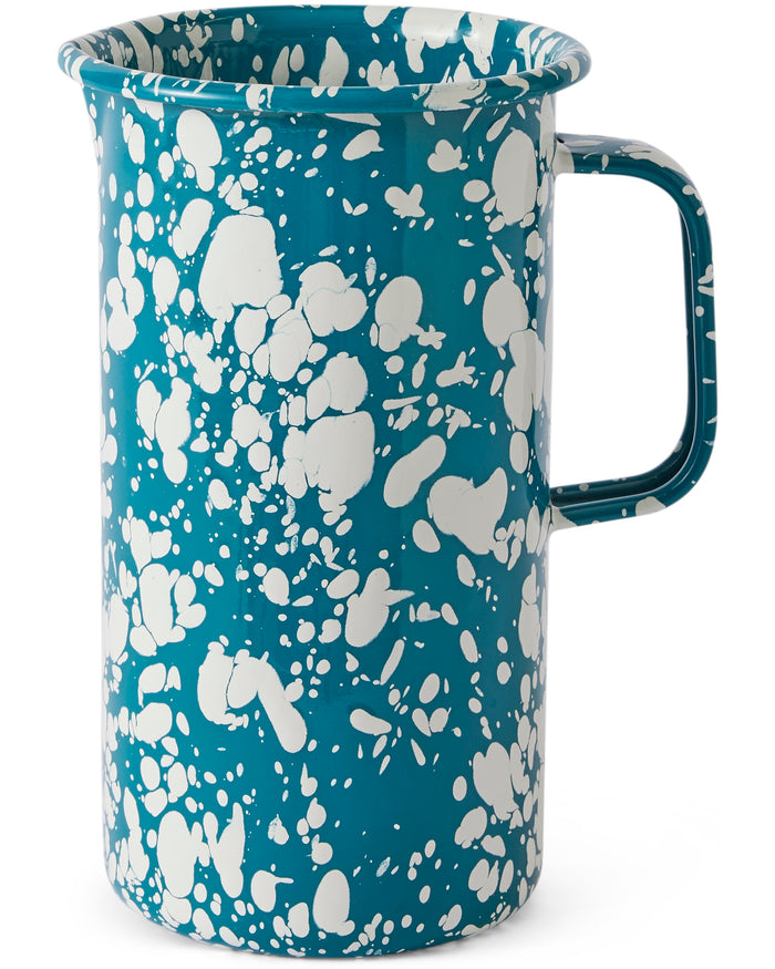 Milos Blue Enamel Jug