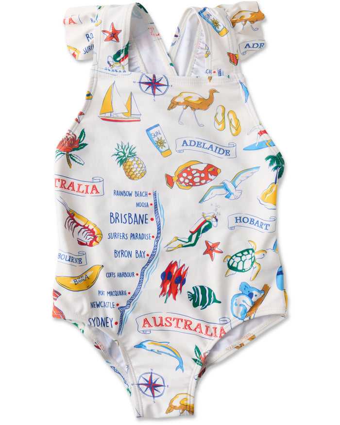 Aussie Road Trip One Piece Bathers