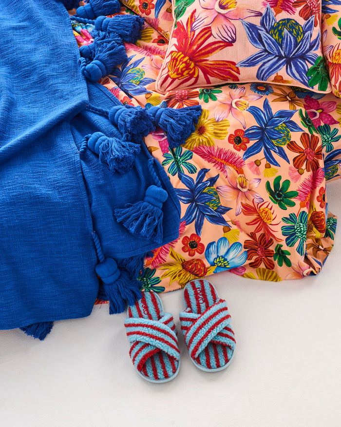 Wild Flowers In Bloom Organic Cotton Flat Sheet