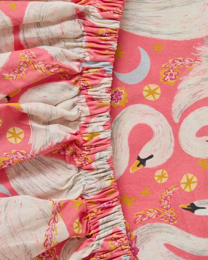 Swanette Organic Cotton Fitted Sheet