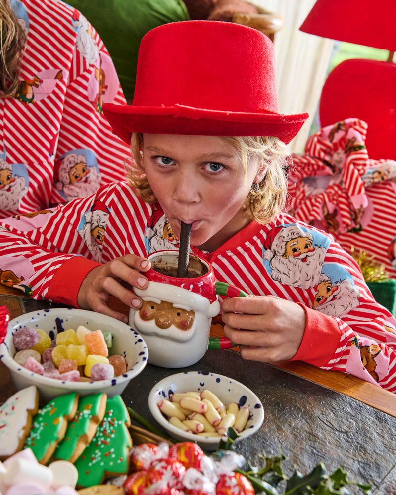 Rudolph and Santa Mug 2P Set