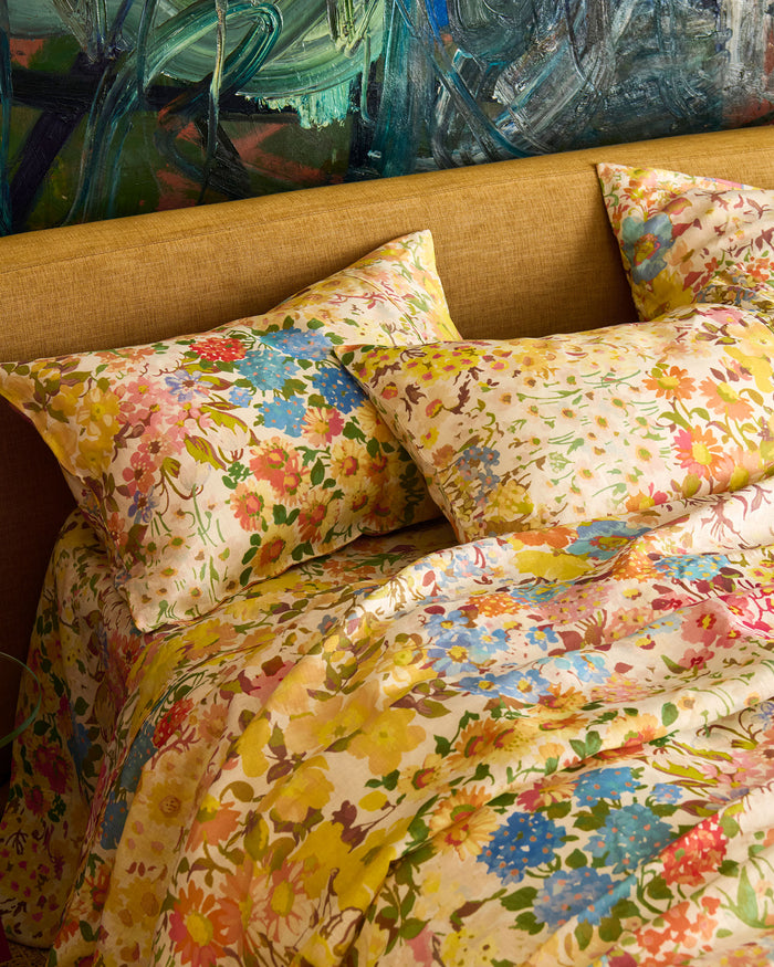 Forever Floral Butter Linen Pillowcases