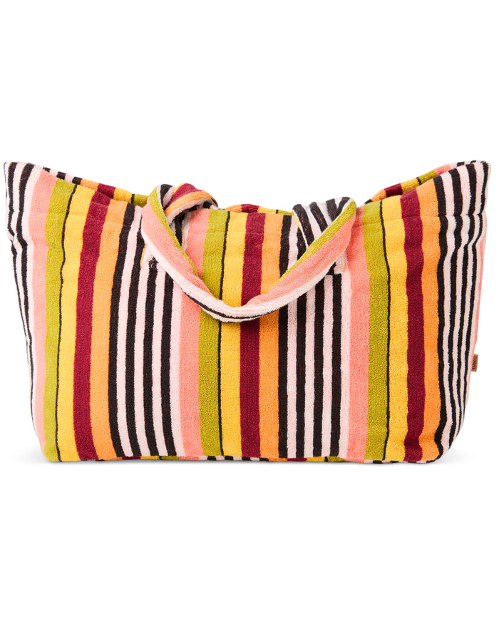 Casablanca Stripe Terry Oversized Beach Bag