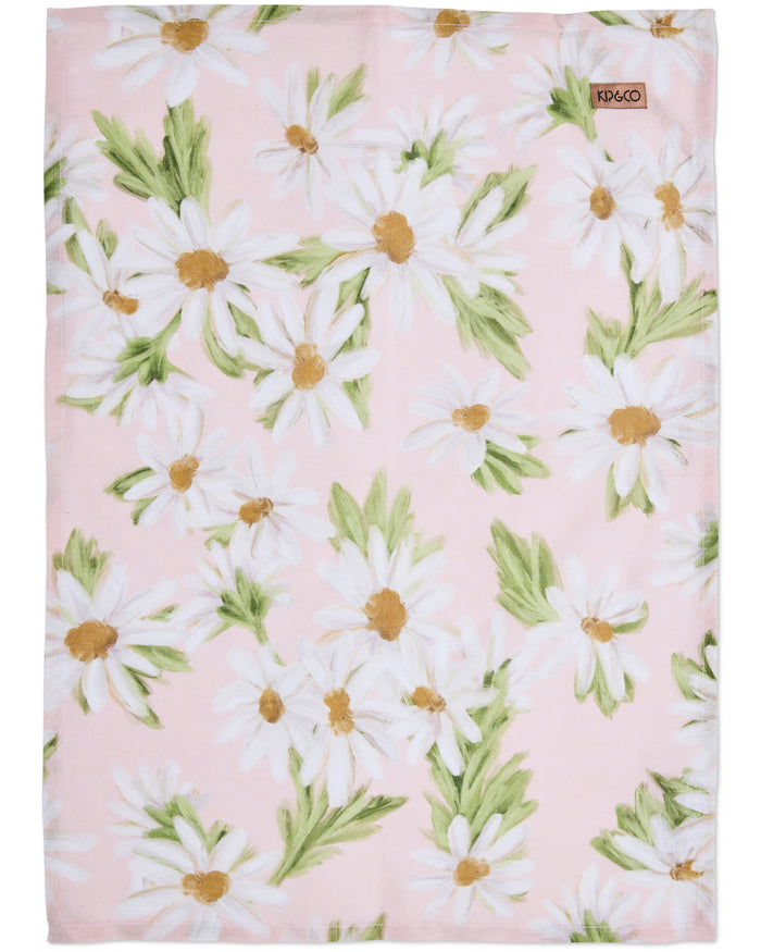 Sweet Daisy Tea Towel
