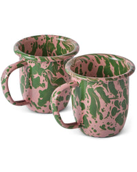 Strawberry Daiquiri Enamel Mug 2P Set