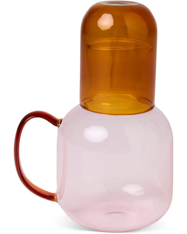 Marshmallow And Marmalade Carafe & Glass