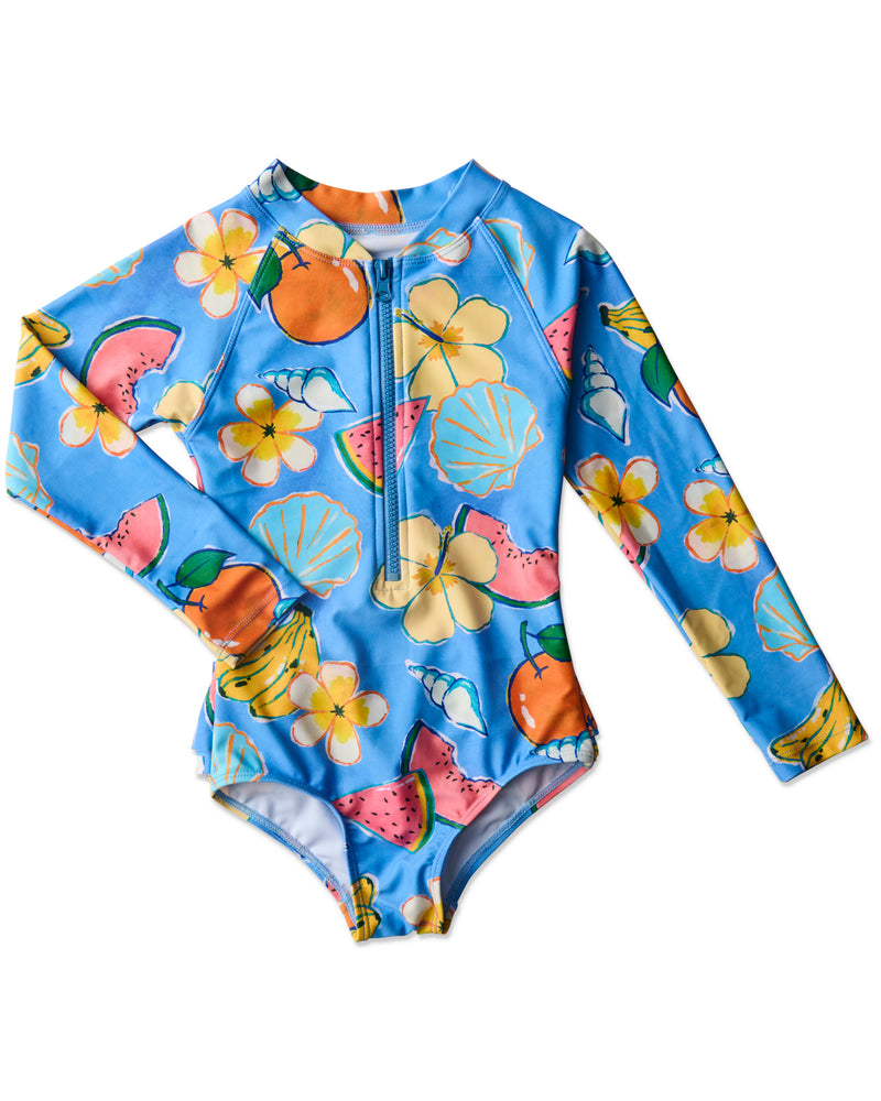 Paradise Found Long Sleeve Bathers