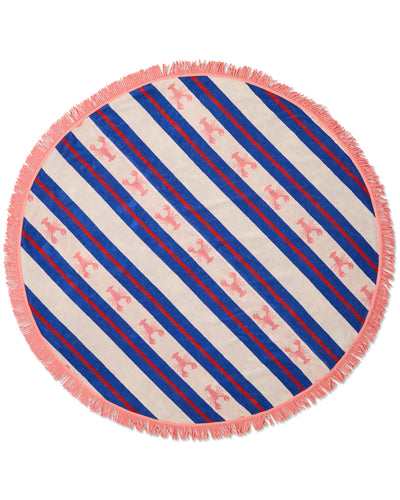 Lobster Fan Club Terry Round Beach Towel