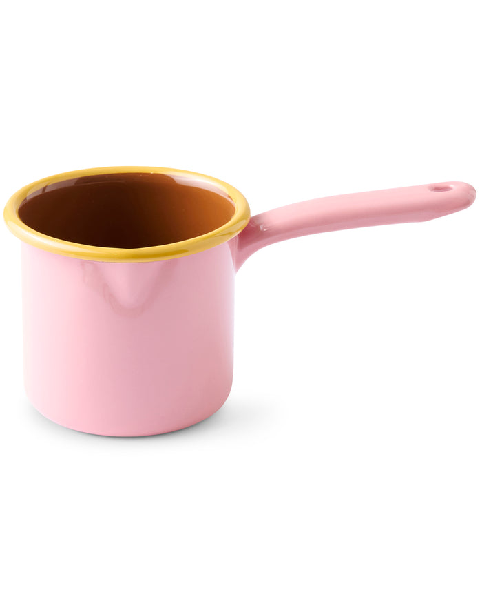 Blushing Meadow Enamel Milk Pot