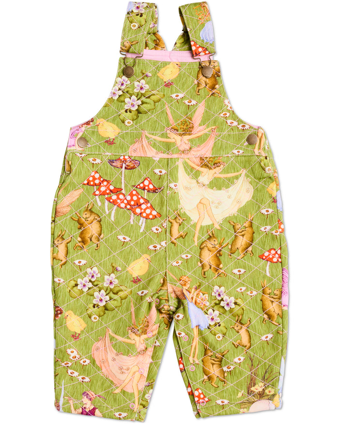 Kip&Co x Fairyland Frolicking In The Fields Baby Cotton Drill Overalls