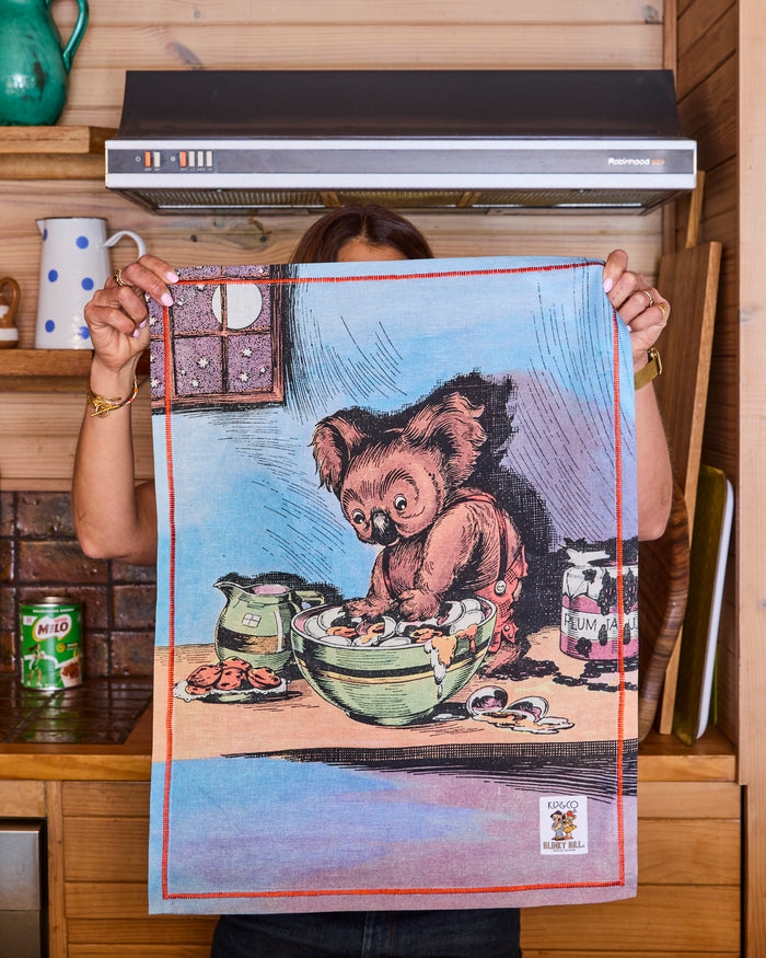 Kip&Co x Blinky Bill Late Night Snack Tea Towel