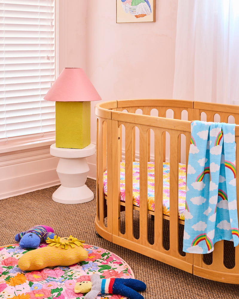 Follow The Sun Yellow Quilted Baby Play Mat