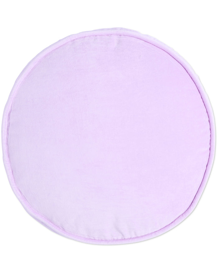 Lilac Velvet Pea Cushion